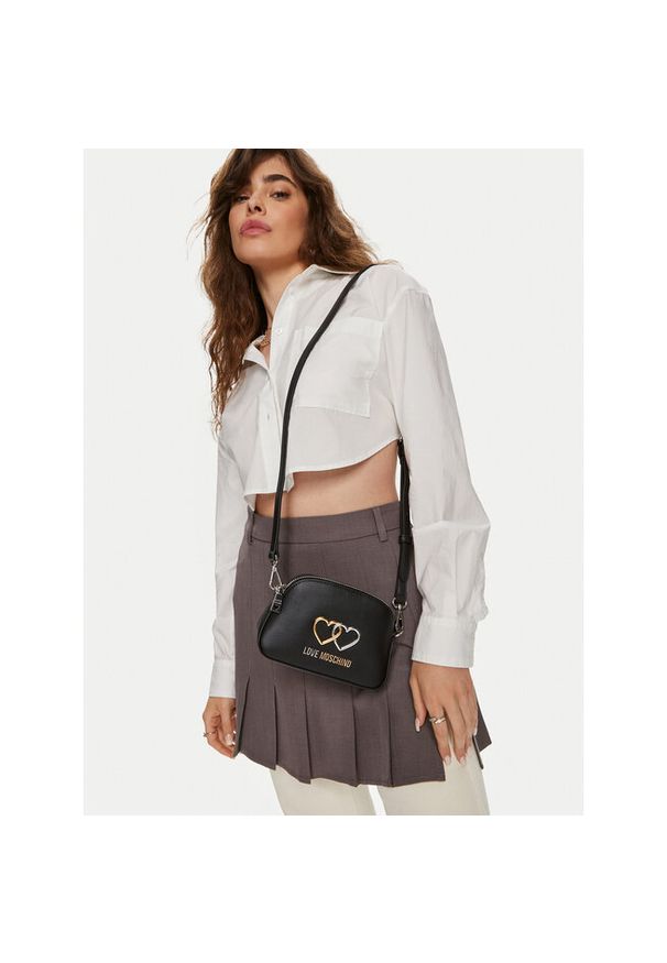 Love Moschino - Torebka LOVE MOSCHINO. Kolor: czarny