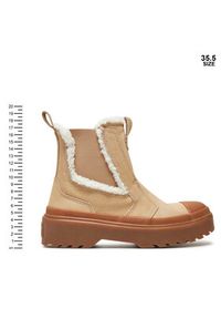 Converse Sztyblety Chuck Taylor All Star Chelsea Lugged A09257C Beżowy. Kolor: beżowy. Materiał: zamsz, skóra #3