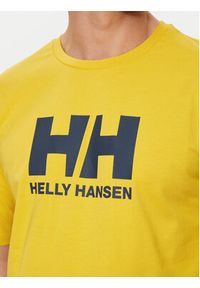 Helly Hansen T-Shirt Hh Logo T-Shirt 33979 Żółty Regular Fit. Kolor: żółty. Materiał: bawełna #4