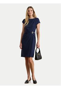 Lauren Ralph Lauren - LAUREN RALPH LAUREN Sukienka koktajlowa 200P03763001 Granatowy Slim Fit. Kolor: niebieski. Materiał: syntetyk. Styl: wizytowy #3