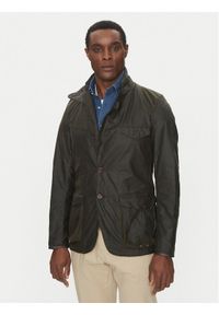 Barbour Kurtka przejściowa Beacon MWX0007OL71 Brązowy Slim Fit. Kolor: brązowy. Materiał: bawełna
