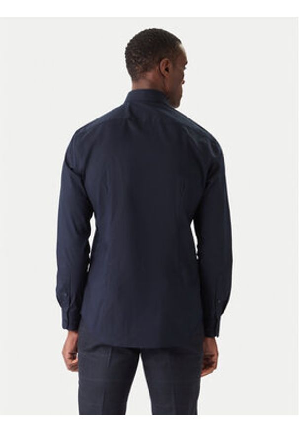 TOMMY HILFIGER - Tommy Hilfiger Koszula MW0MW38347 Granatowy Slim Fit. Kolor: niebieski. Materiał: bawełna