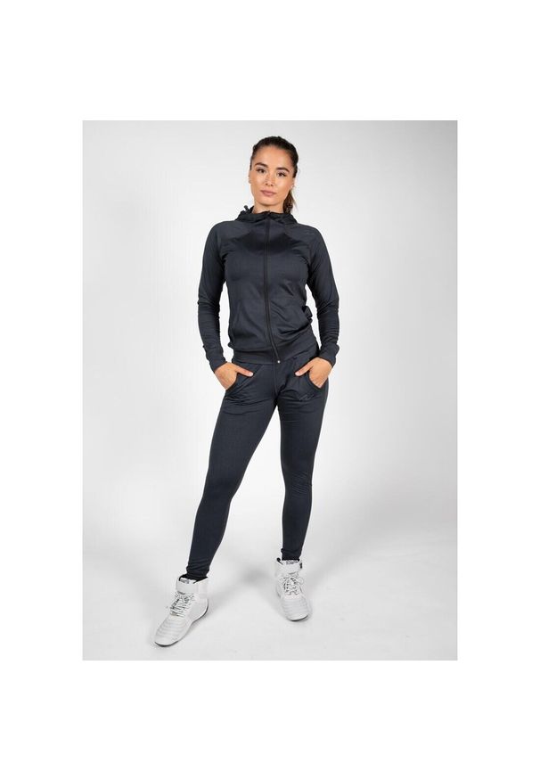 GORILLA WEAR - Spodnie damskie Gorilla Wear Vici. Kolor: wielokolorowy, szary, brązowy. Sport: fitness