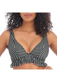 FREYA ACTIVE - Damski strój kąpielowy z fiszbinami i ramiączkami Freya Check In. Kolor: wielokolorowy, szary, czarny #1