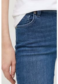 Liu Jo jeansy damskie medium waist. Kolor: niebieski