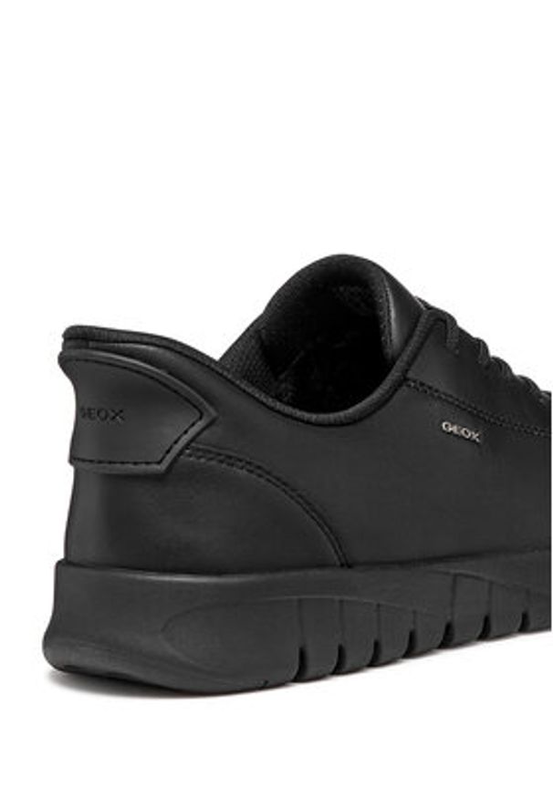 Geox Sneakersy U Flextride Plus U65MAA 0009B C9999 Czarny. Kolor: czarny. Materiał: skóra