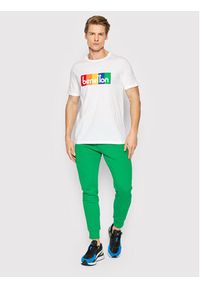 United Colors of Benetton - United Colors Of Benetton T-Shirt 3I1XU100A Biały Regular Fit. Kolor: biały. Materiał: bawełna #4