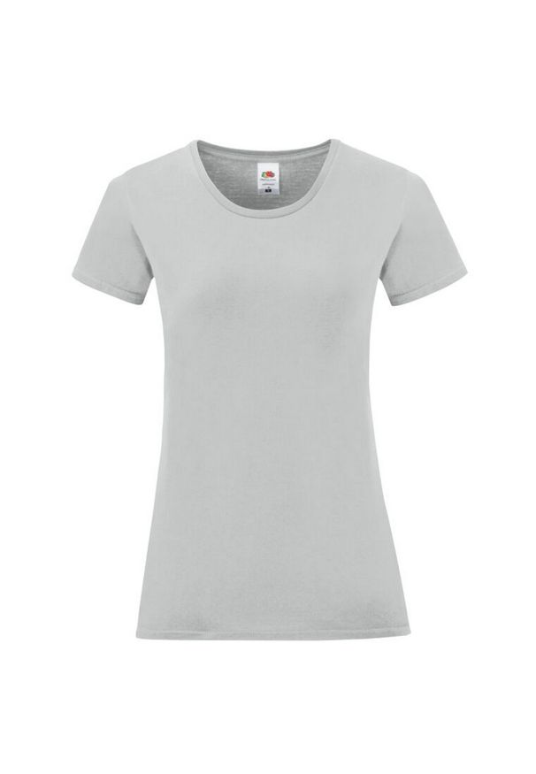FRUIT OF THE LOOM - T-shirt Dla Dziewczynki Iconic 150. Kolor: szary