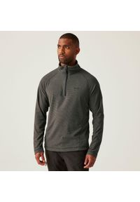Regatta - Męski lekki polar turystyczny Montes z zamkiem błyskawicznym do połowy. Kolor: szary. Materiał: poliester. Sport: wspinaczka, turystyka piesza #1