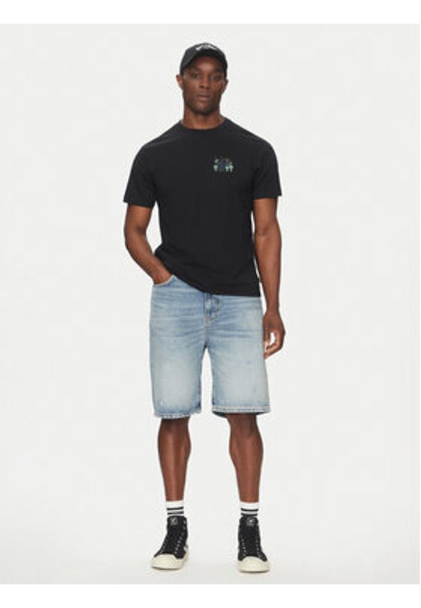 Billabong T-Shirt EBYZT00296cz Czarny Regular Fit. Kolor: czarny. Materiał: bawełna