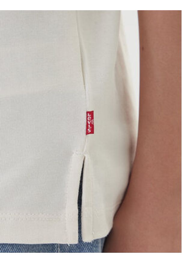 Levi's® T-Shirt Graphic Tabor 001MX-0007 Écru Regular Fit. Materiał: bawełna