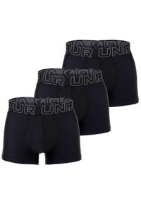 Bokserki termoaktywne Under Armour Performance Tech 3 in 3-Pack Boxerjock. Kolor: czarny