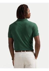 Polo Ralph Lauren Polo 710978082001 Zielony Custom Slim Fit. Typ kołnierza: polo. Kolor: zielony. Materiał: bawełna