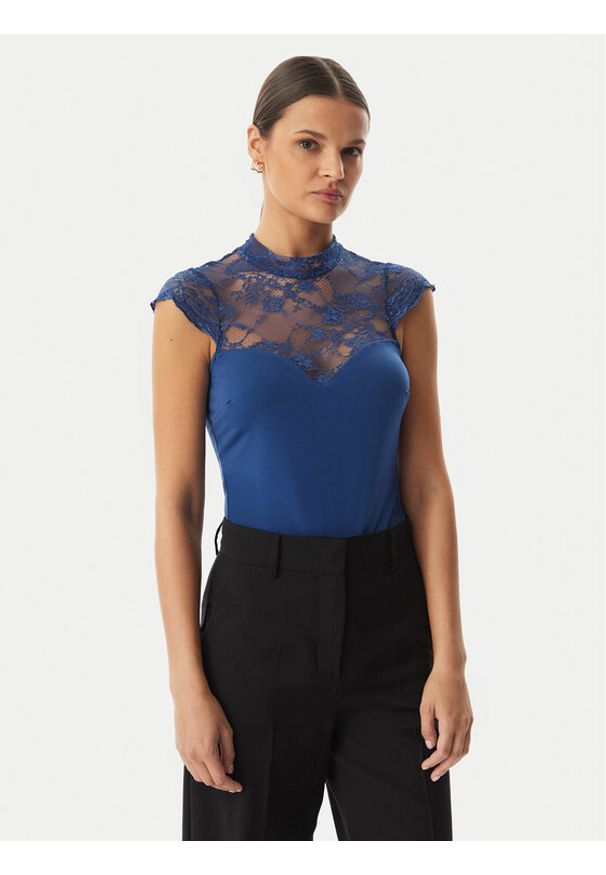 Rinascimento Body CFC0127525003 Niebieski Slim Fit. Kolor: niebieski. Materiał: syntetyk
