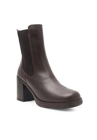 Gino Rossi Botki CELANO-22740NB Brązowy. Kolor: brązowy. Materiał: skóra #7