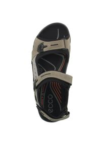 ecco - Buty do chodzenia męskie Ecco Offroad. Zapięcie: rzepy. Kolor: zielony. Materiał: materiał. Sport: turystyka piesza