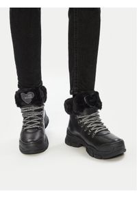 Love Moschino - LOVE MOSCHINO Trzewiki JA15484G0LIAS00A Czarny. Kolor: czarny. Materiał: skóra #1