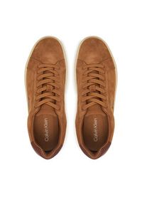 Calvin Klein Sneakersy Classic Cupsole Laceup Su YM0YM01434 Brązowy. Kolor: brązowy. Materiał: zamsz, skóra #5