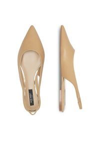 Nine West Baleriny WFA2551-2 Beżowy. Kolor: beżowy. Materiał: skóra #2
