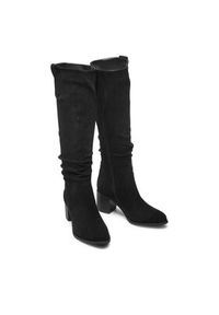 Jenny Fairy Kozaki WS14438-02 Czarny. Kolor: czarny. Materiał: materiał #5