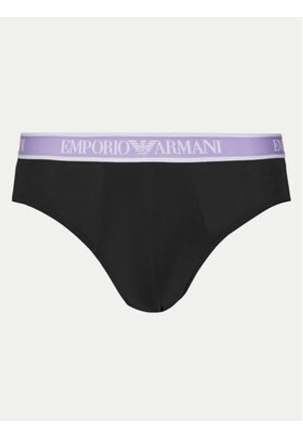 Emporio Armani Underwear Komplet 3 par slipów EM000258 AF10779 MC061 Czarny. Kolor: czarny. Materiał: bawełna