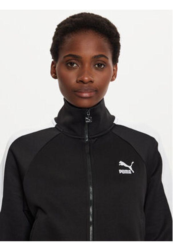 Puma Bluza Iconic T7 627994 Czarny Regular Fit. Kolor: czarny. Materiał: bawełna, syntetyk
