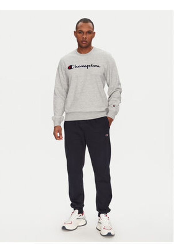Champion Bluza 220727 Szary Slim Fit. Kolor: szary. Materiał: bawełna, syntetyk
