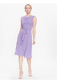 Lauren Ralph Lauren Sukienka koktajlowa 250889253002 Fioletowy Regular Fit. Kolor: fioletowy. Materiał: syntetyk. Styl: wizytowy #1
