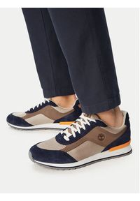 Timberland Sneakersy Scout Heights Low lace TB0A419GAGC1 Beżowy. Kolor: beżowy. Materiał: materiał #2