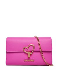 Love Moschino - LOVE MOSCHINO Torebka JC4327PP1OLQ0604 Różowy. Kolor: różowy. Materiał: skórzane #1