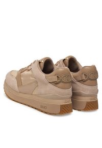 Liu Jo Sneakersy Maxi Wonder 91 BF5005 PX522 Beżowy. Kolor: beżowy. Materiał: zamsz, skóra #5