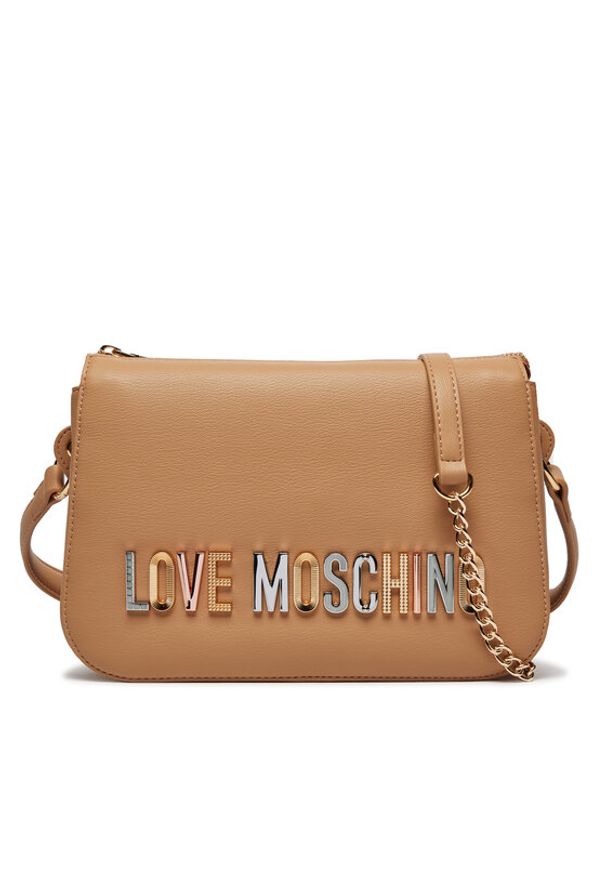 Love Moschino - LOVE MOSCHINO Torebka JC4306PP0IKN0226 Brązowy. Kolor: brązowy. Materiał: skórzane