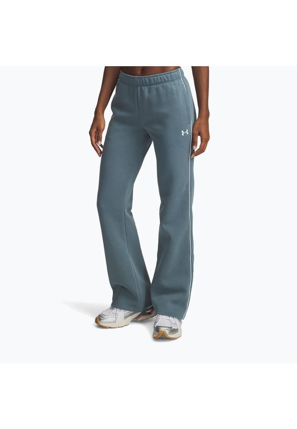 Spodnie damskie Under Armour Rival Fleece Piped. Kolor: niebieski. Sport: fitness
