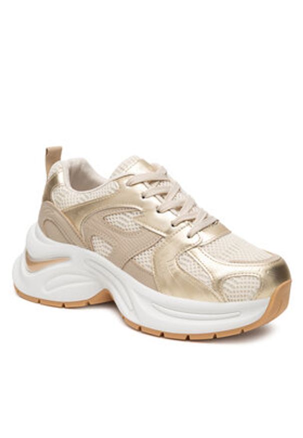 DeeZee Sneakersy WSS21540-01 Złoty. Kolor: złoty. Materiał: materiał, syntetyk