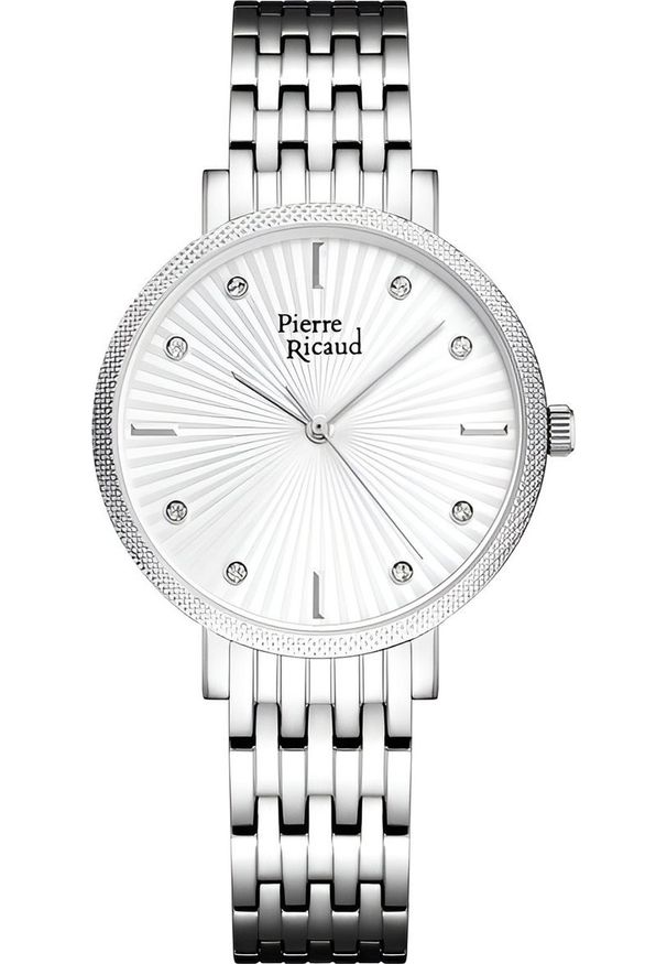 Zegarek Pierre Ricaud Zegarek damski Pierre Ricaud P22079.5193Q CYRKONIE srebrny. Kolor: srebrny