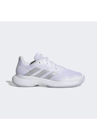 Adidas - Buty do tenisa damskie adidas Courtjam Control. Kolor: biały, wielokolorowy, szary. Sport: tenis
