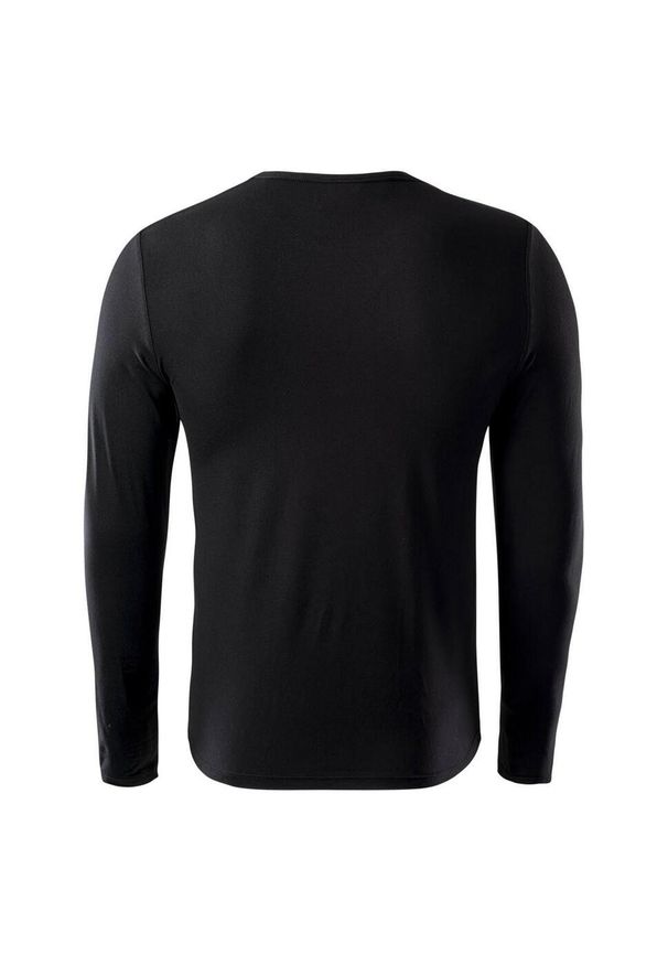 IQ - T-shirt Męski Jeden Kolor Z Długim Rękawem Milky. Kolor: czarny. Długość rękawa: długi rękaw. Długość: długie