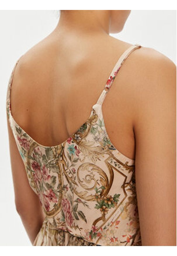 ViCOLO Top TB2659 Kolorowy Regular Fit. Materiał: wiskoza. Wzór: kolorowy