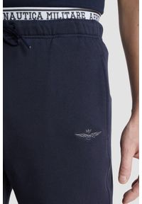 Aeronautica Militare - AERONAUTICA MILITARE Granatowe męskie spodenki Bermuda, Rozmiar XXL. Kolor: niebieski #3