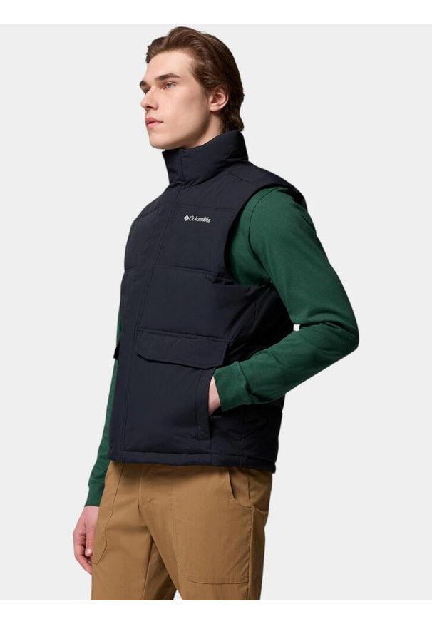 columbia - Kamizelka Męska Columbia Landroamer Puffer. Kolor: czarny. Technologia: Omni-Heat (Columbia). Sport: turystyka piesza