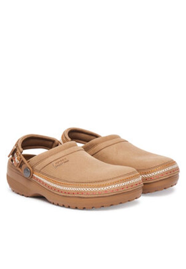 Crocs Klapki 214048 Brązowy. Kolor: brązowy