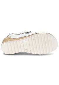 Białe Sandały Lemar Wygodne Skórzane Buty. Kolor: biały. Materiał: skóra #2