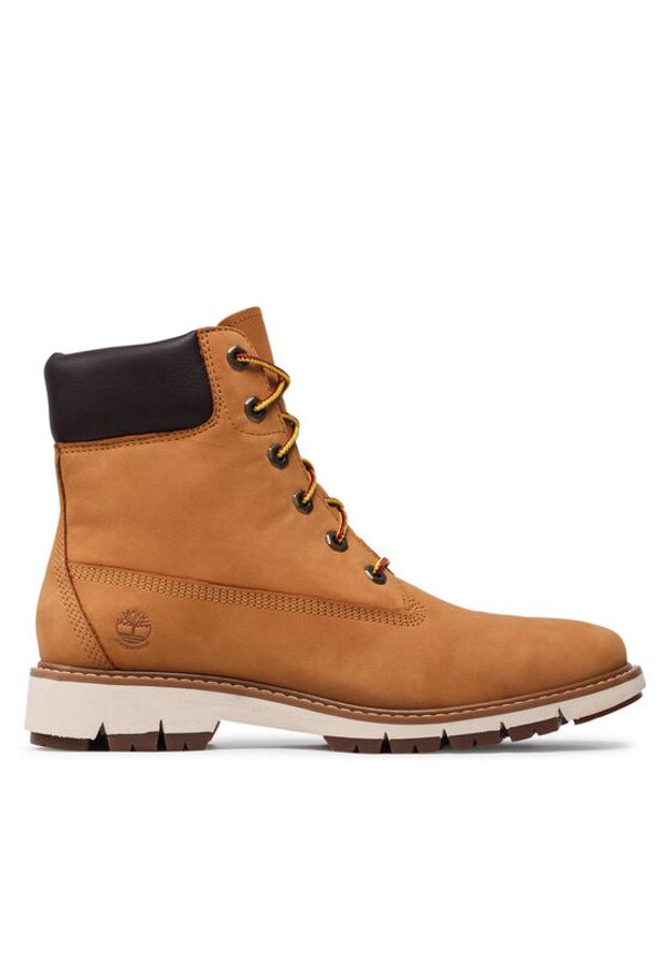 Timberland Trapery Lucia Way 6in Boot Wp TB0A1T6U231 Brązowy. Kolor: brązowy. Materiał: skóra, nubuk