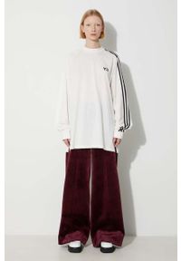 adidas Originals spodnie dresowe Velvet Pant Maroon IL5744 kolor bordowy gładkie. Kolor: czerwony. Materiał: dresówka. Wzór: gładki #3