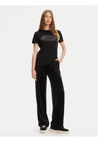 Guess T-Shirt V5YI08 J1314 Czarny Regular Fit. Kolor: czarny. Materiał: bawełna #3