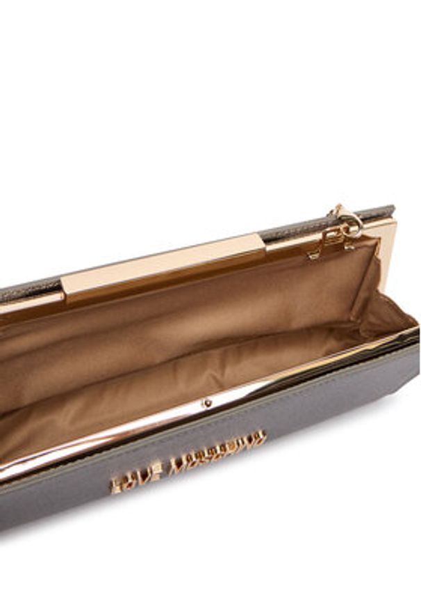 Love Moschino - LOVE MOSCHINO Torebka JC4144PP1OLS0910 Szary. Kolor: szary. Materiał: skórzane