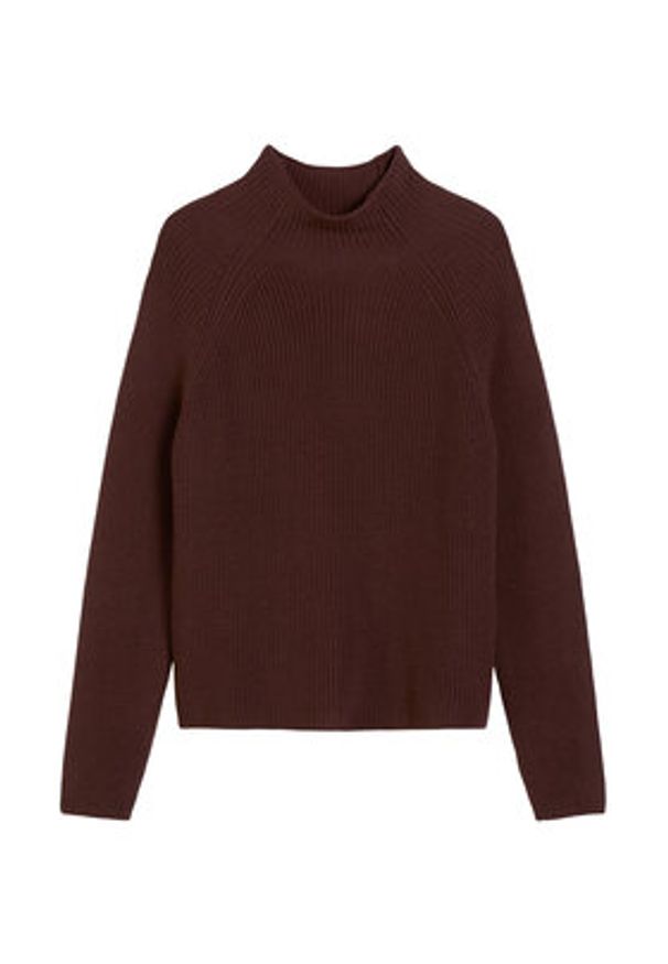 Marc O'Polo Golf 509 6059 60009 Bordowy Regular Fit. Typ kołnierza: golf, polo. Kolor: czerwony. Materiał: bawełna