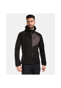 Męska kurtka softshell Kilpi BELTRA-M. Kolor: czarny. Materiał: softshell. Sport: turystyka piesza