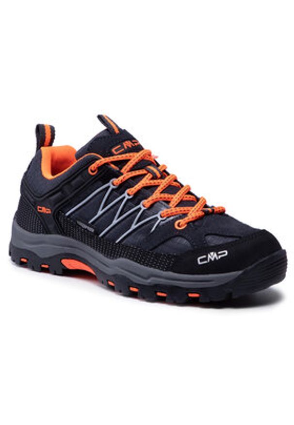 CMP Trekkingi Kids Rigel Low Trekking Shoe Wp 3Q54554J Granatowy. Kolor: niebieski. Materiał: skóra, zamsz. Sport: turystyka piesza