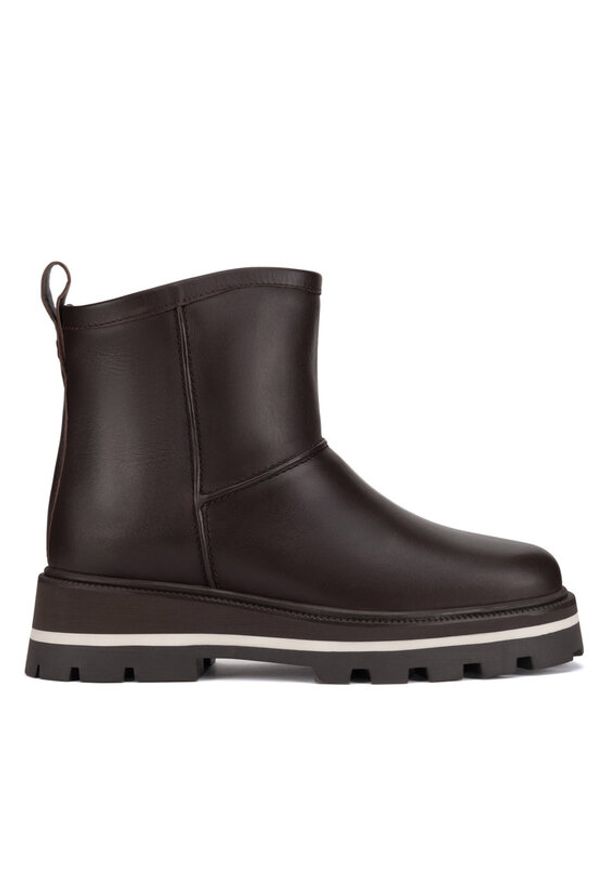 Gino Rossi Botki CASA-24FW302 Brązowy. Kolor: brązowy. Materiał: skóra